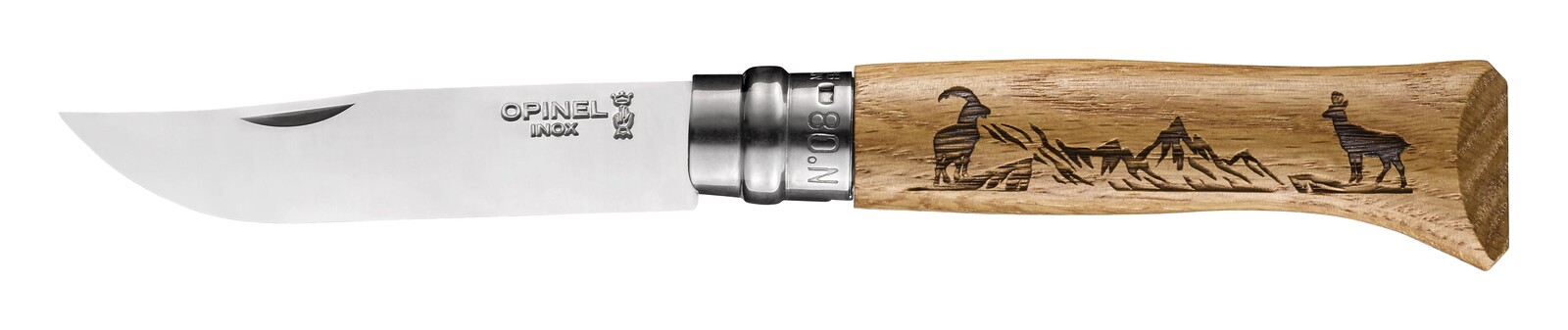Opinel Zatvárací nôž N°08, Animalia Chamois 8,5 cm 002336