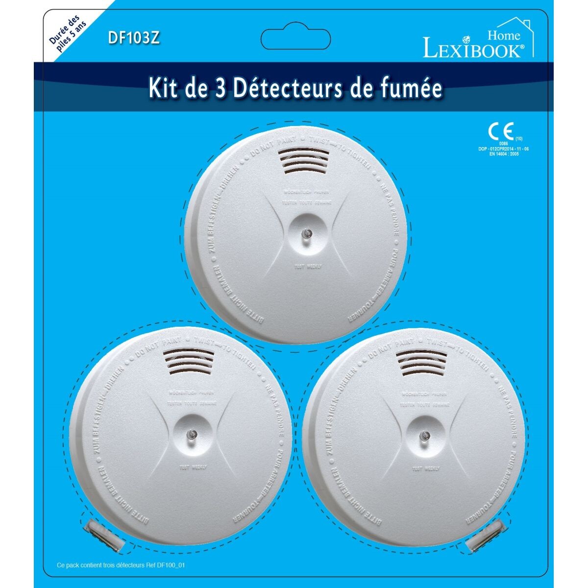 Lexibook Detektor dymu s batériami 3x