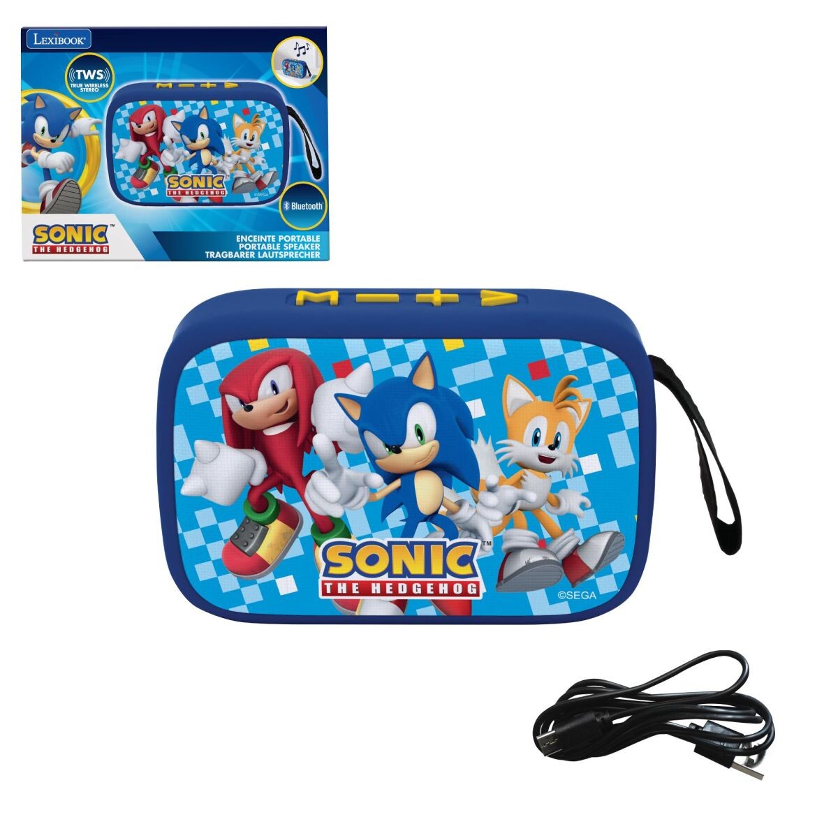 Lexibook Reproduktor Sonic s látkovým povrchom