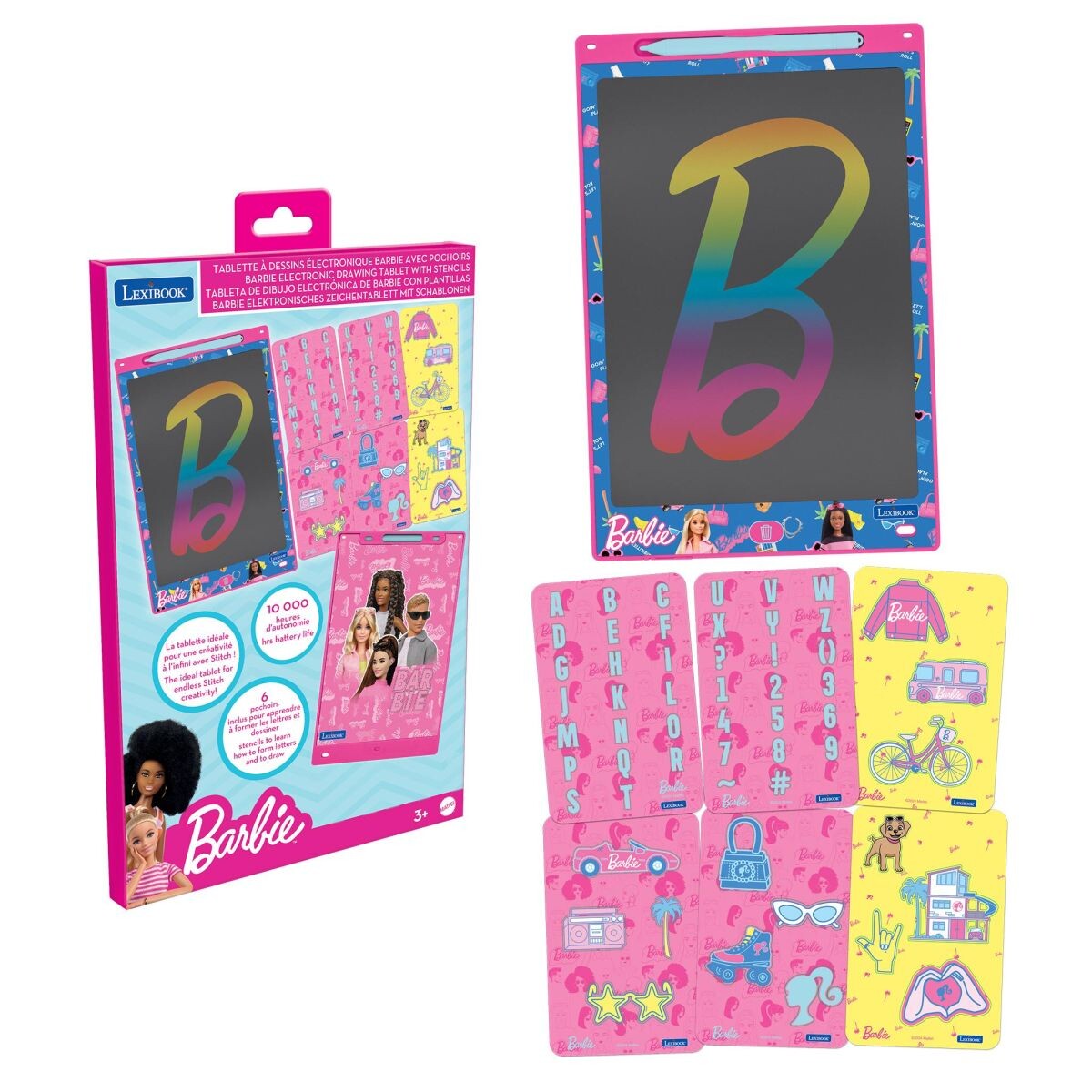 Lexibook Kresliaci tablet Barbie s E-inkom