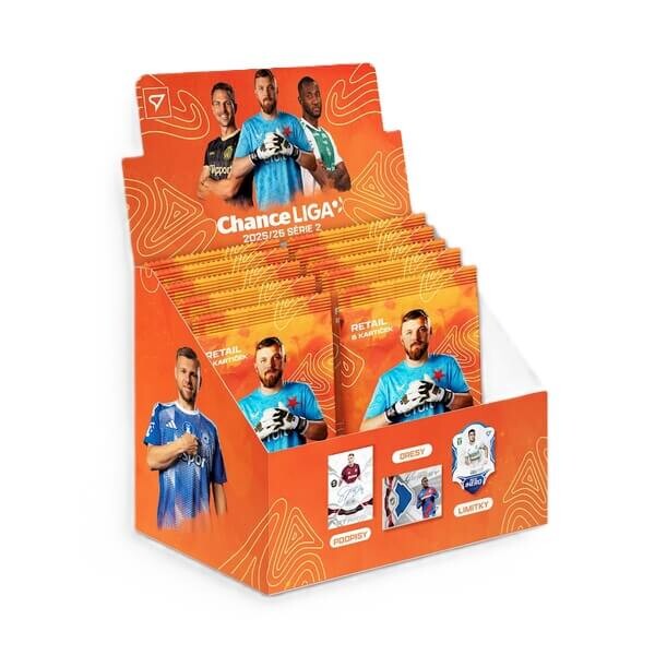 Sportzoo Futbalové karty Chance liga 2025-2026 2. séria Retail Box