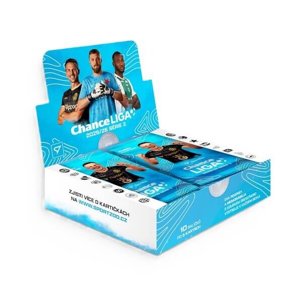 Sportzoo Futbalové karty Chance liga 2025-2026 2. séria Hobby box