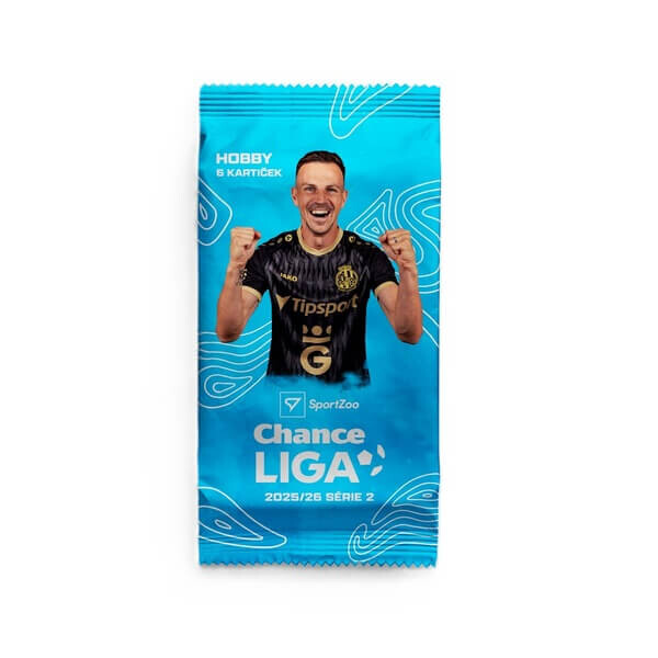 Sportzoo Futbalové karty Chance liga 2025-2026 2. séria Hobby balíček