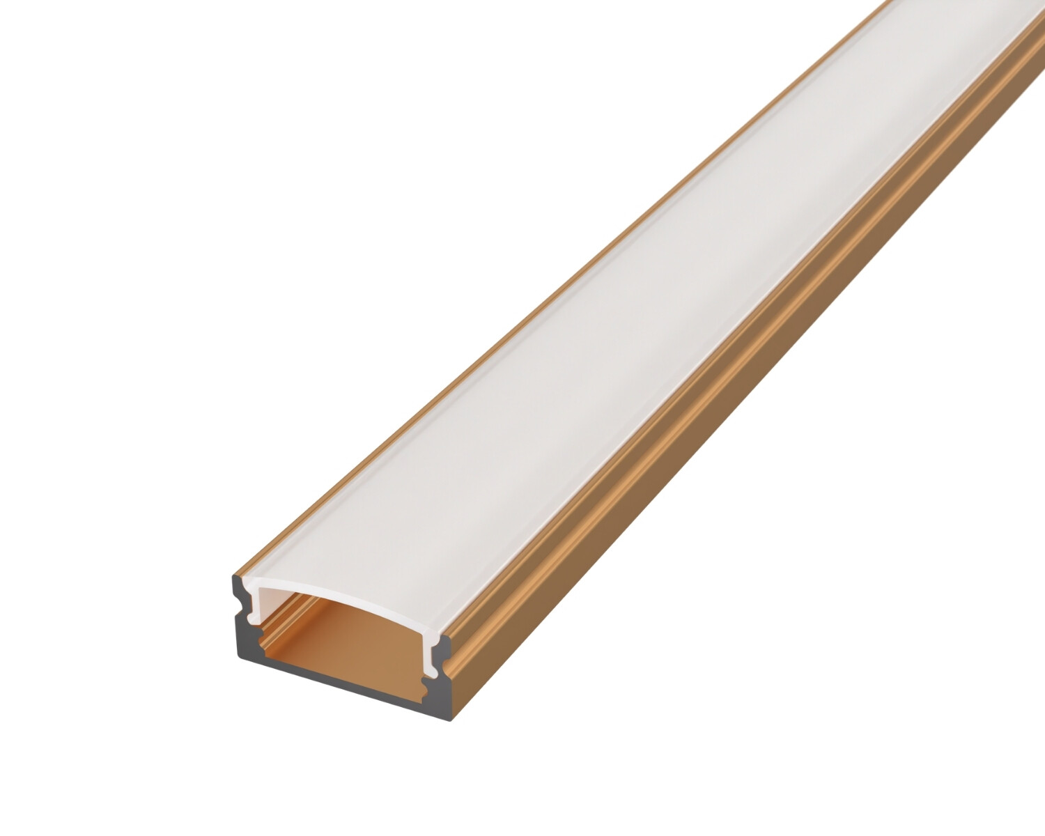 LED Solution Nástenný profil pre LED pásiky N20 bronzový Vyberte variantu a dĺžku: Profil bez difúzora 1m LP101BR-1M