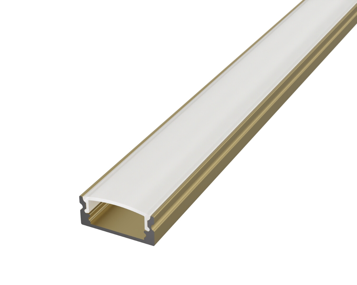 LED Solution Nástenný profil pre LED pásiky N20 champagne Vyberte variantu a dĺžku: Profil bez difúzora 1m LP101CH-1M