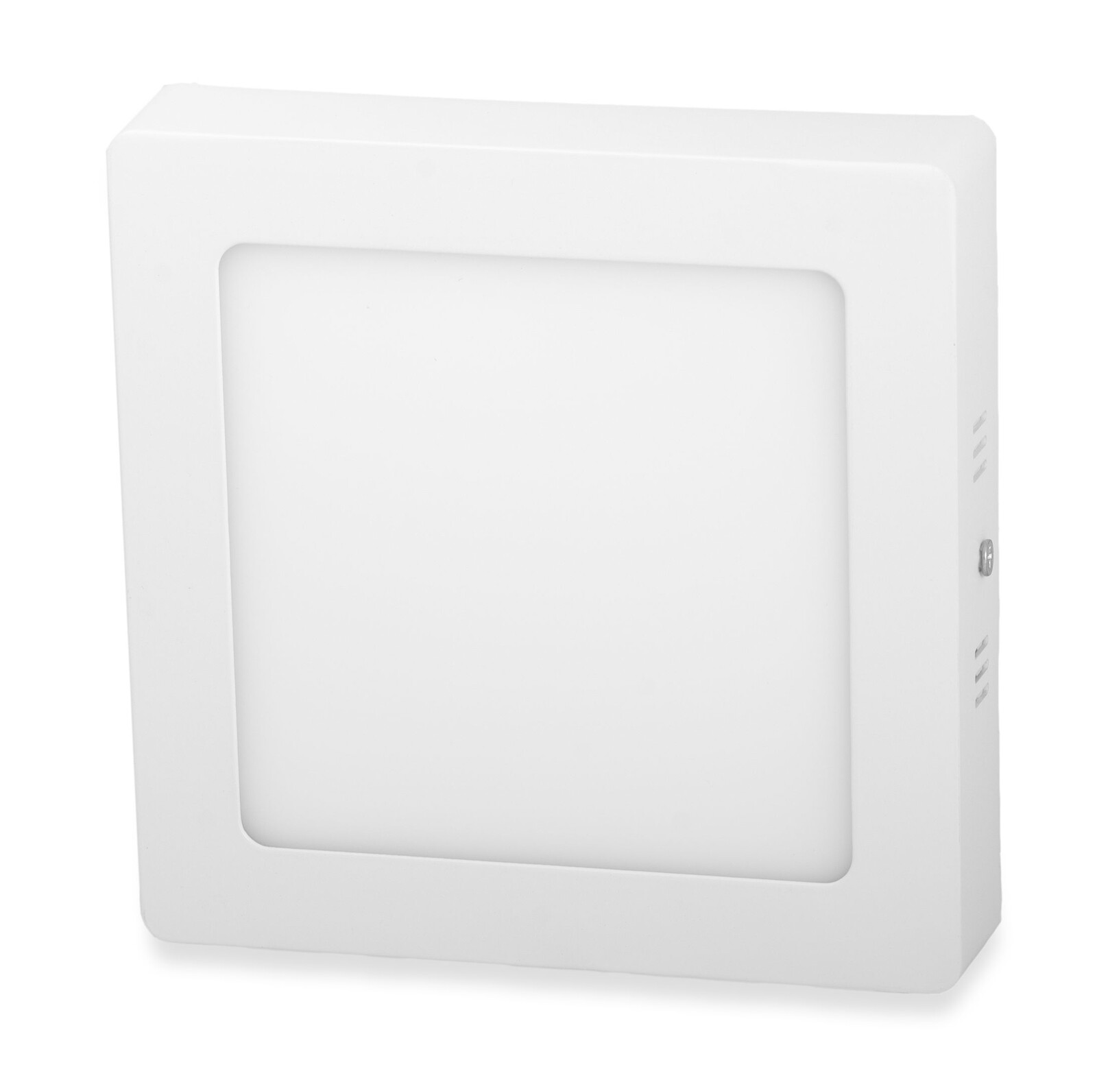 T-LED Biely prisadený LED panel hranatý 170 x 170mm 12W Studená biela - VZOROK VYP365