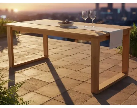 Záhradný jedálenský stôl Tegal 180x90 cm, teak%