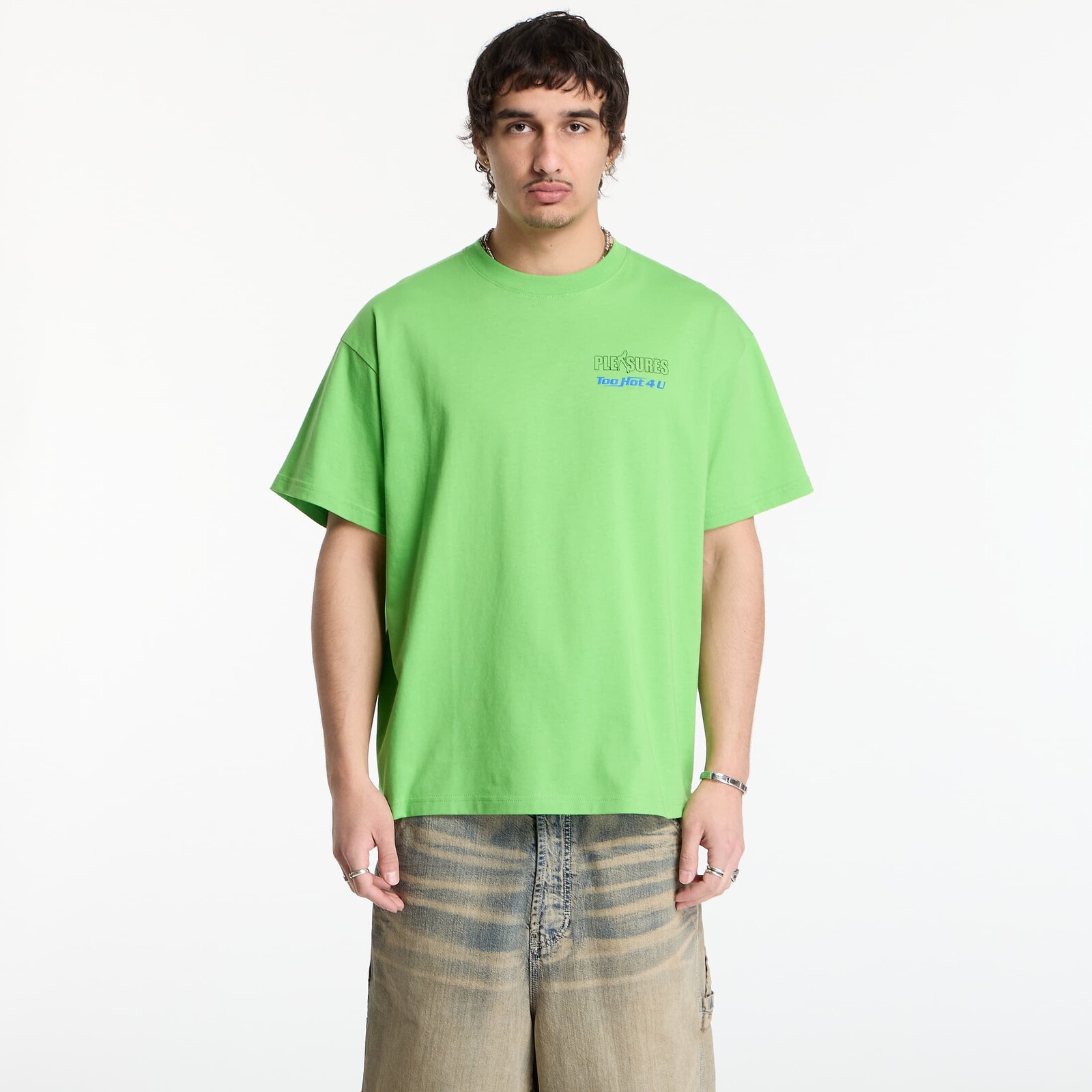 Tričko PLEASURES Hot 4 U T-Shirt Lime XXL