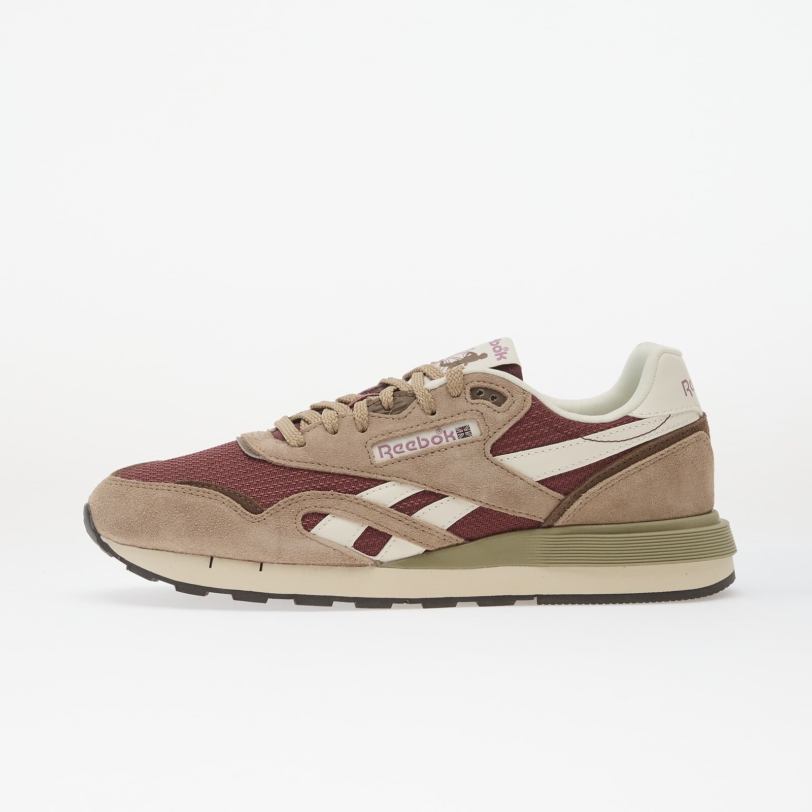 Tenisky Reebok Classic Nylon 89 Grainy Grey/ Black Berry/ Chalk EUR 43