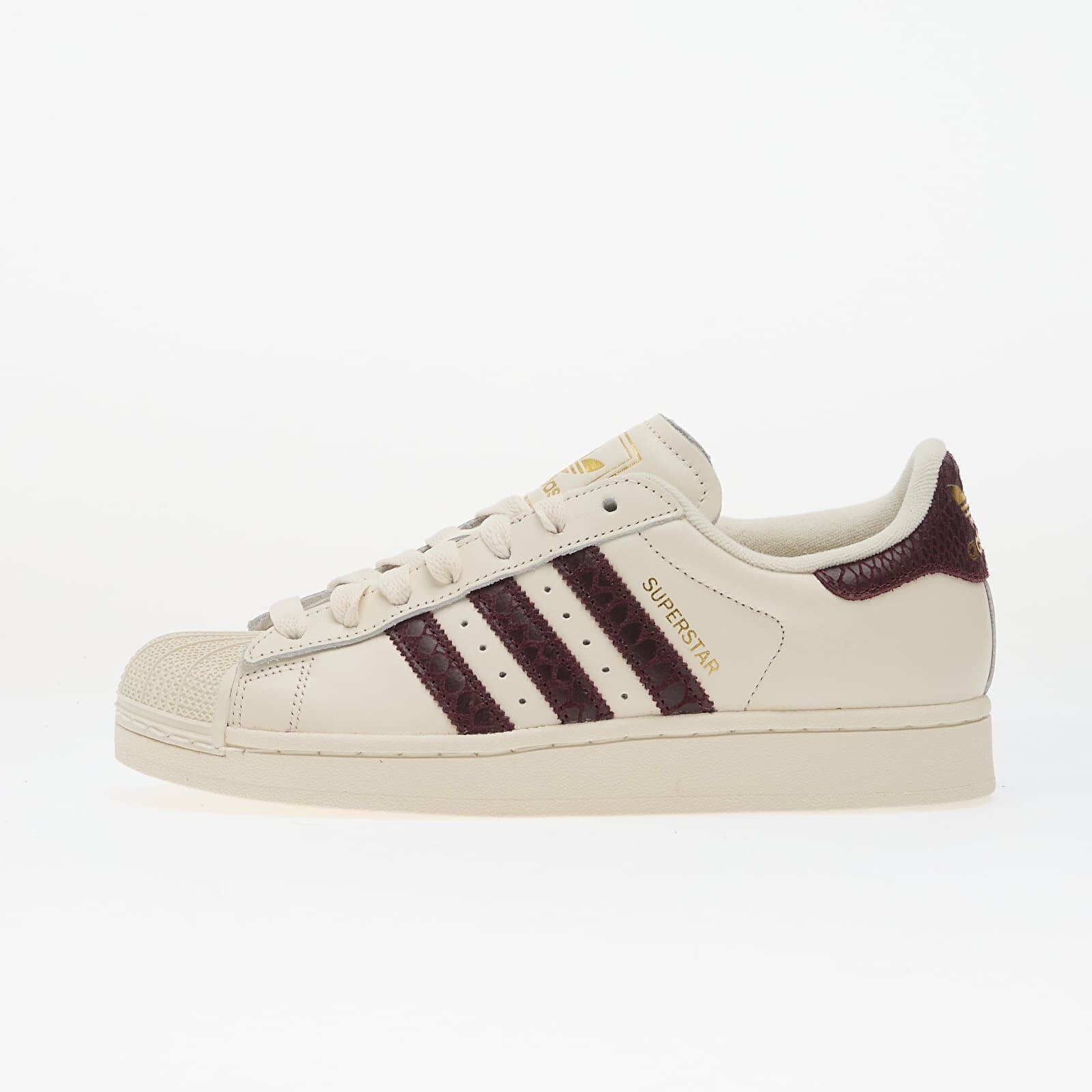 Tenisky adidas Superstar II Off White/ Maroon/ Gold Met. EUR 39 1/3