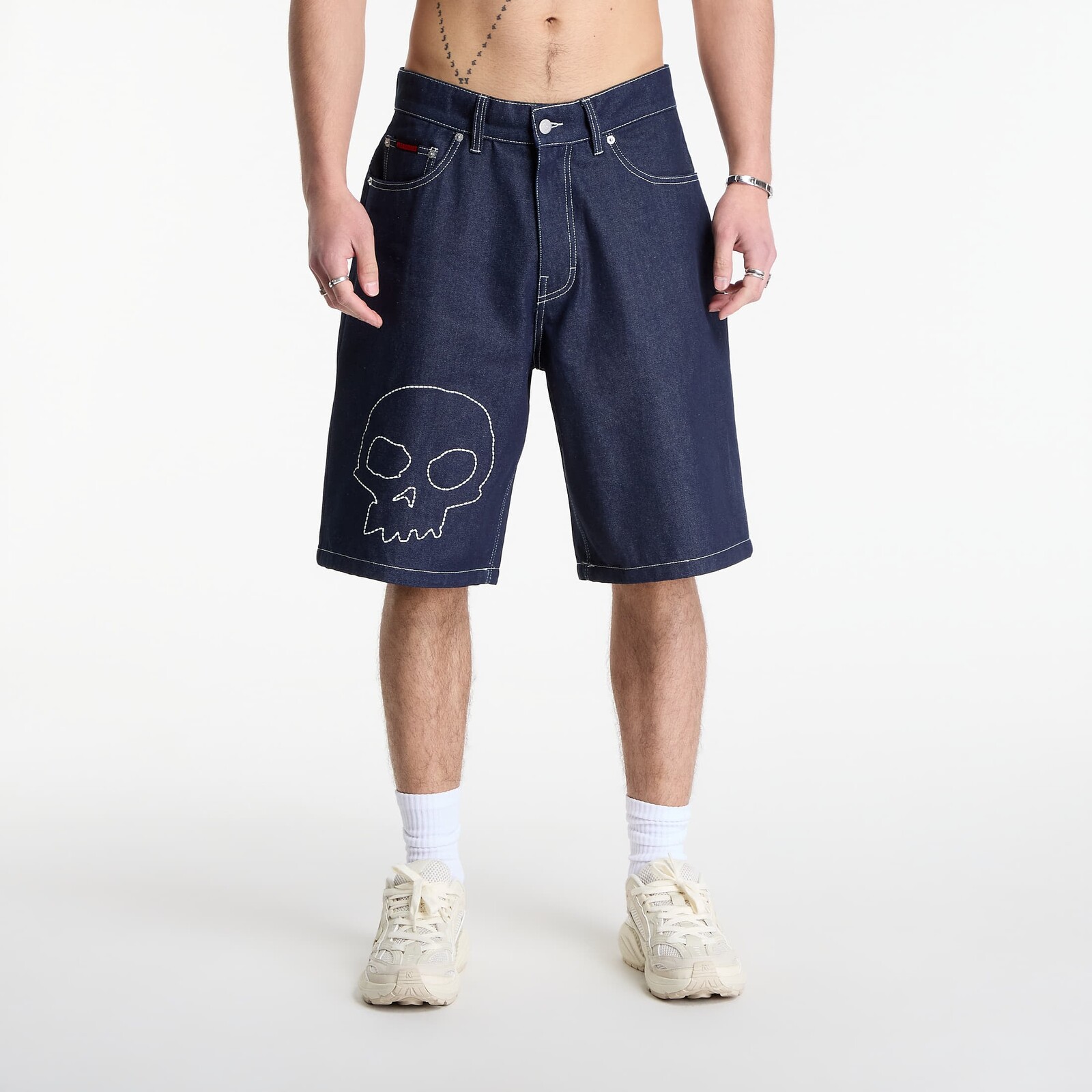 Šortky PLEASURES Skull Jorts Raw 28