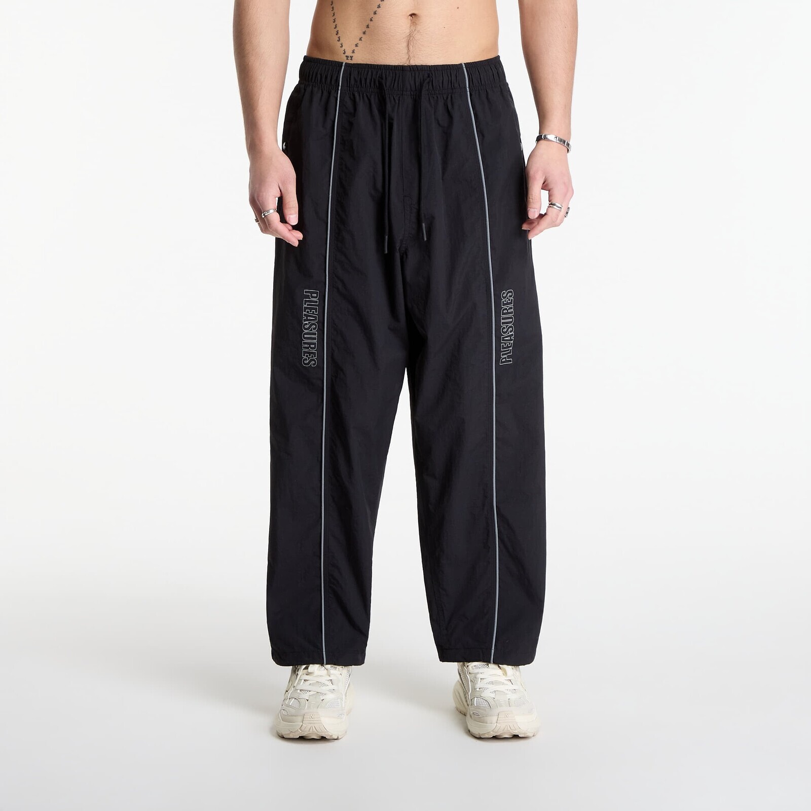 Kalhoty PLEASURES Sound Track Pants Black S