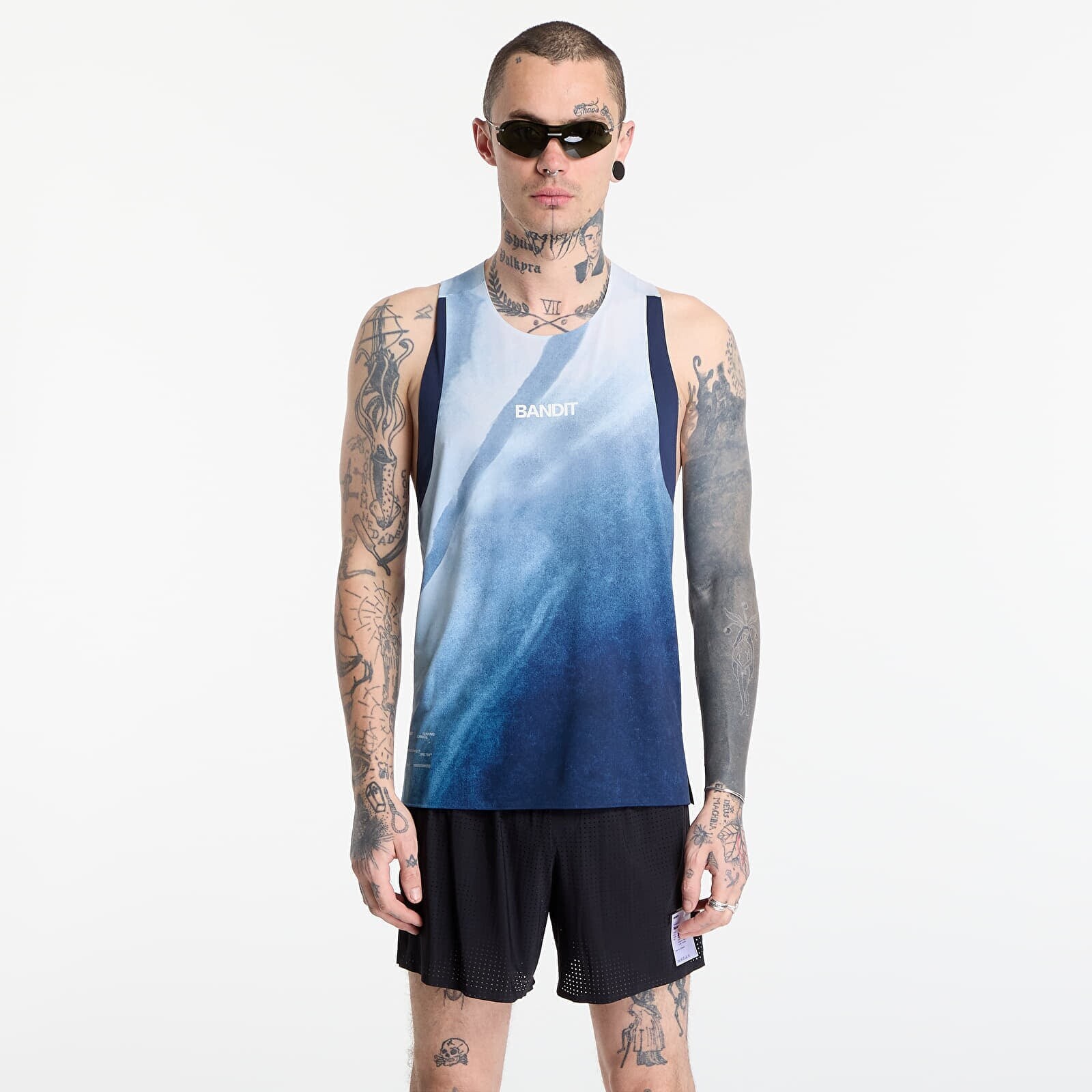BANDIT Men's Specter™ Race Singlet Undertow Ink Blue Multi XL