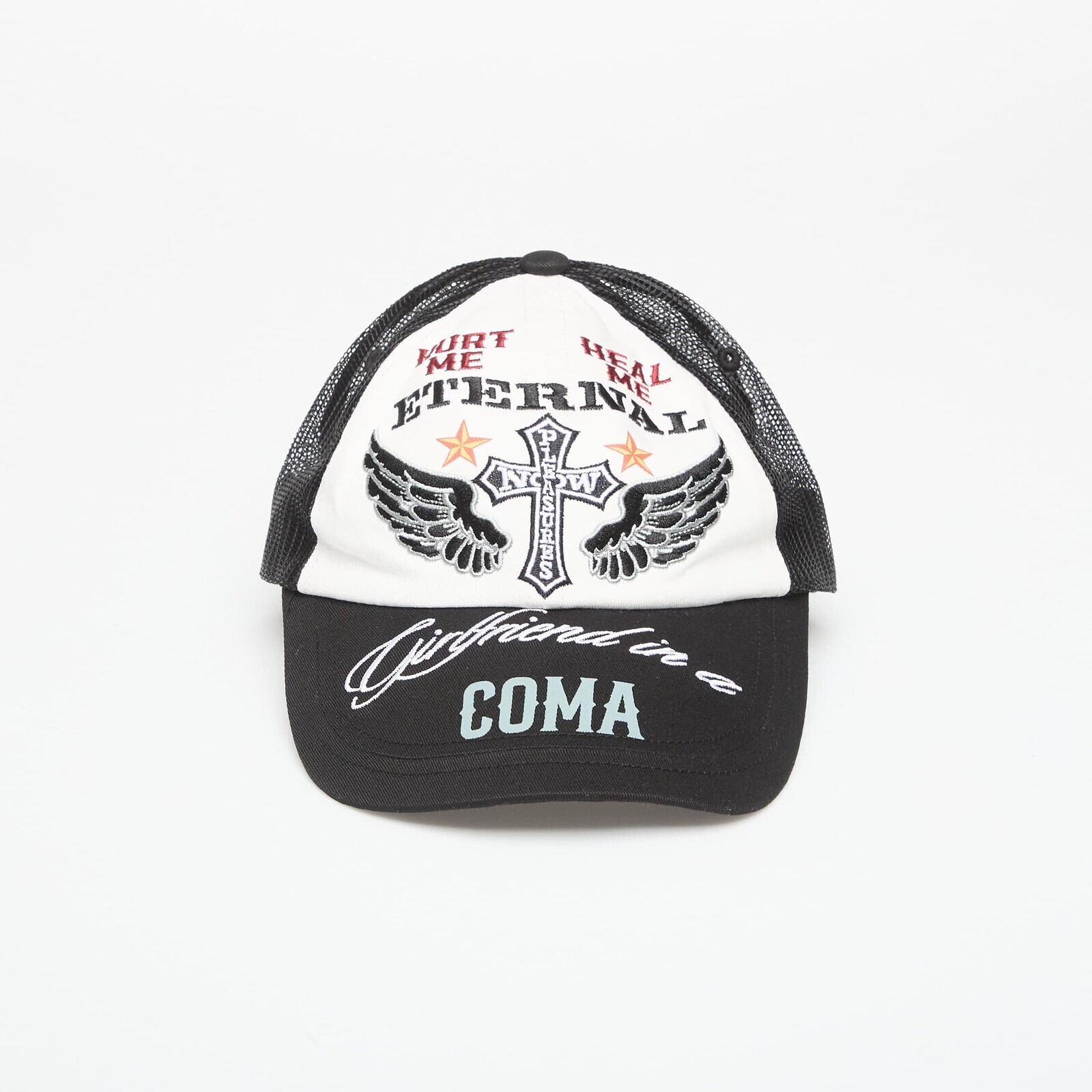 Šiltovka PLEASURES Coma Mesh Cap Black Universal