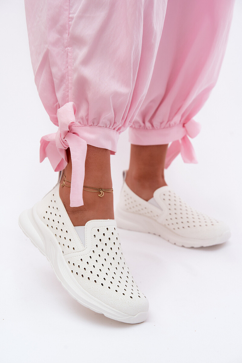 Dámske slip-on mokasíny z ekokože