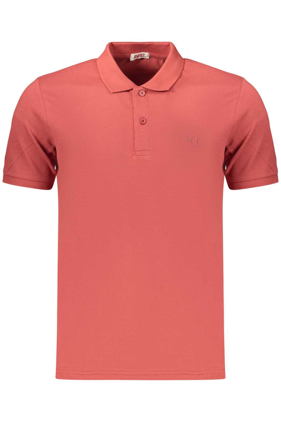 Červené pánske polo s krátkym rukávom