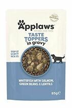 Applaws Dog kapsa Toppers Gravy bílá ryba a losos 85g