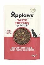 Applaws Dog kapsa Toppers Broth hovězí s batáty 85g