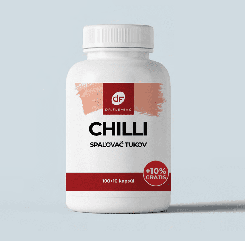Chilli Spaľovač tukov - 110 kapsúl - Dr. Fleming