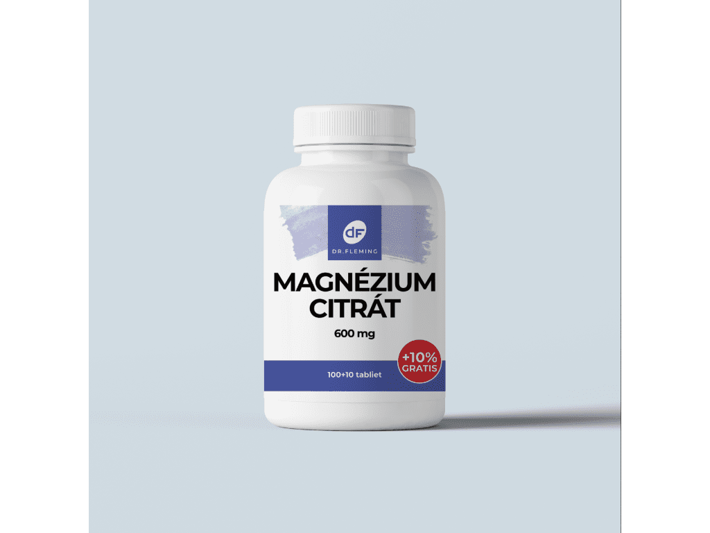 Magnézium Citrát 600 mg - 110 tabliet - Dr. Fleming