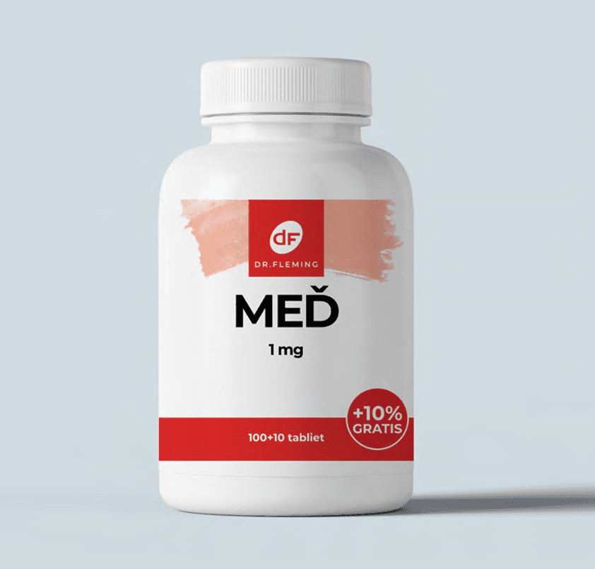 Meď 1 mg - 110 tabliet - Dr. Fleming
