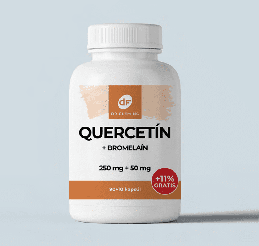 Quercetín + Bromelaín - 100 kapsúl - Dr. Fleming