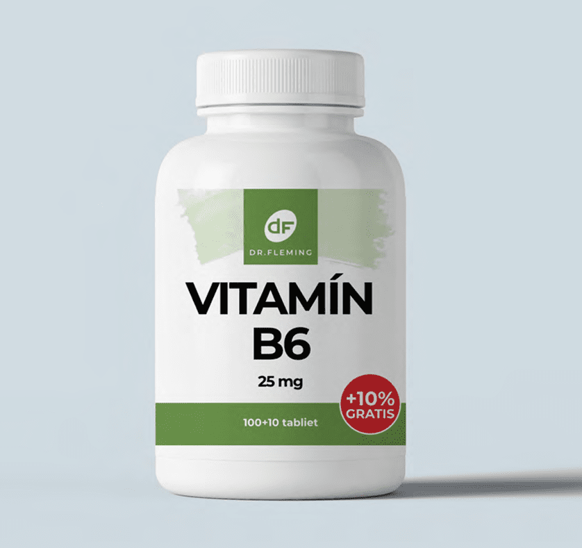 Vitamín B6 25 mg - 110 tabliet - Dr. Fleming