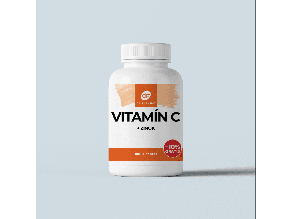 Vitamín C 500mg + Zinok 15mg - 110 tabliet - Dr. Fleming