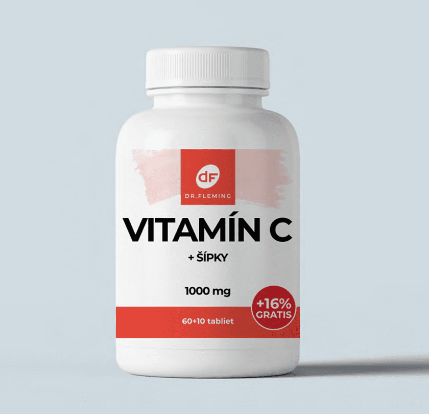 Vitamín C 1000 + Šípky - 70 tabliet - Dr. Fleming