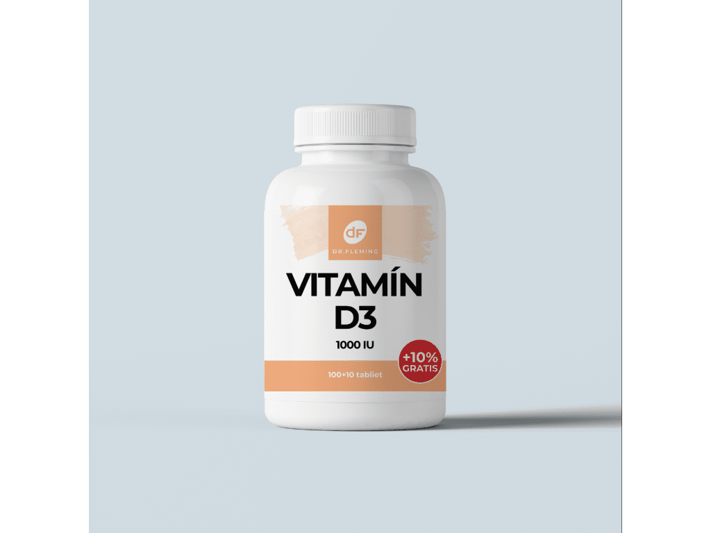 Vitamín D3 1000IU - 110 tabliet - Dr. Fleming
