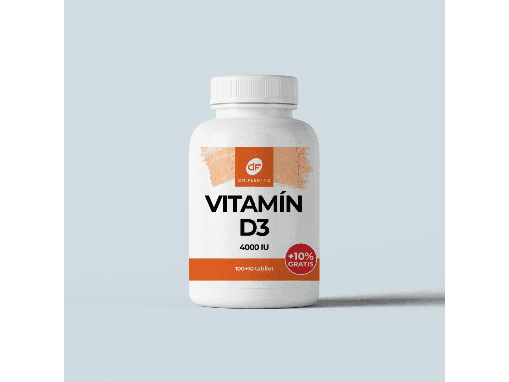 Vitamín D3 4000IU - 110 tabliet - Dr. Fleming
