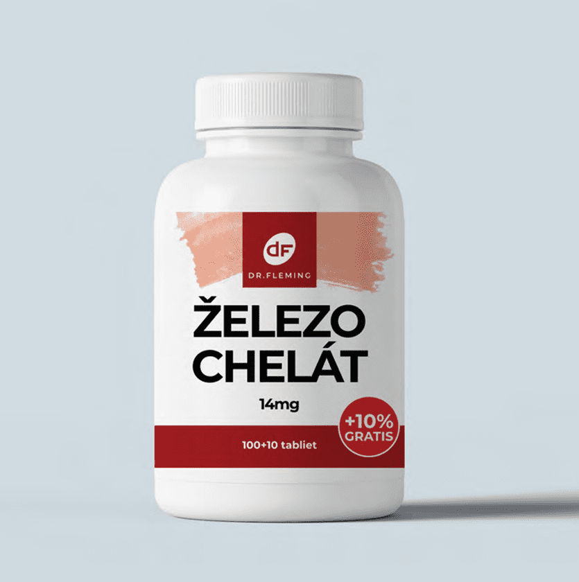Železo Chelát 14mg - 110 tabliet - Dr. Fleming