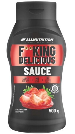 Allnutrition f**king delicious sauce 500 g - jahoda prešla dmt 3.2026