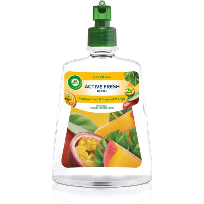 Air Wick Active Fresh Passion Fruit & Tropical Mango osviežovač vzduchu náhradná náplň 228 ml