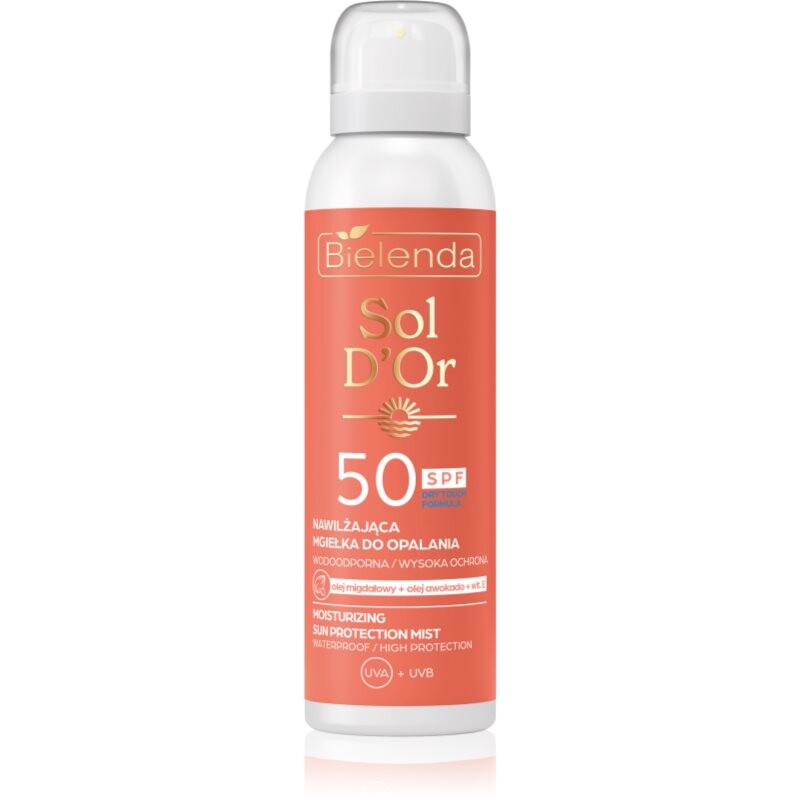 Bielenda Sol D’or opaľovacia hmla v spreji SPF 50 100 ml