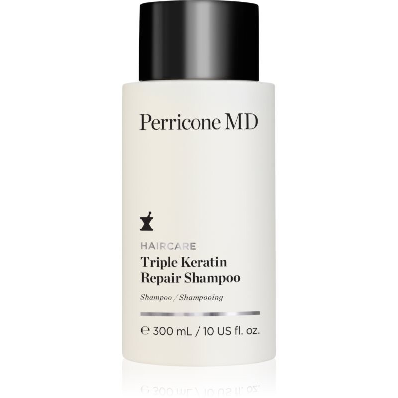 Perricone MD HAIRCARE Triple Keratin posilňujúci šampón pre suché a slabé vlasy 300 ml