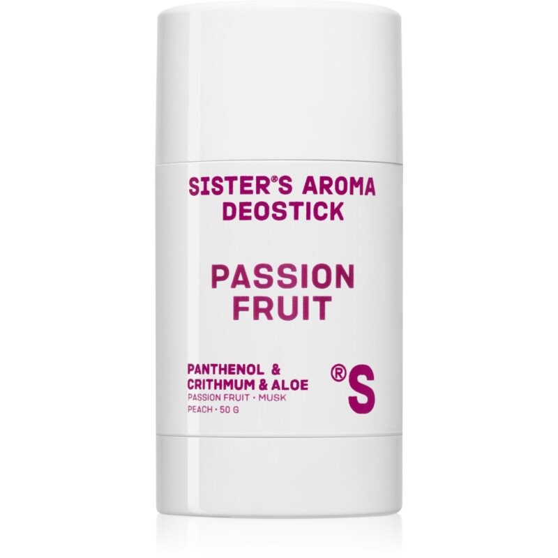 Sister's Aroma Passion Fruit Deostick tuhý dezodorant proti zápachu a poteniu 50 g