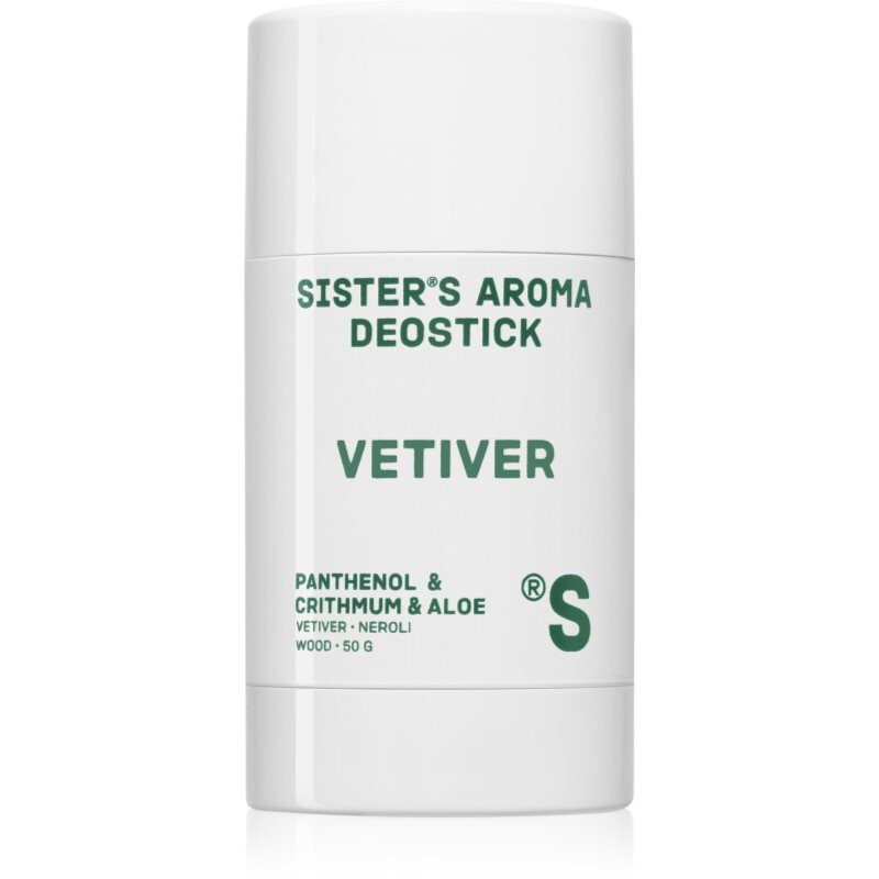 Sister's Aroma Vetiver Deostick tuhý dezodorant proti zápachu a poteniu 50 g