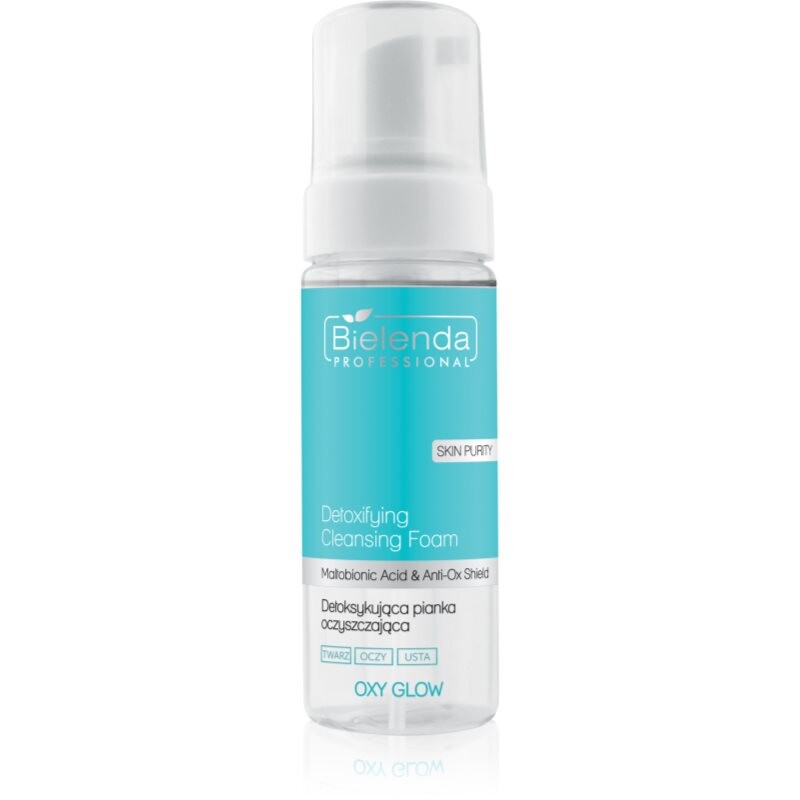 Bielenda Professional Oxy Glow rozjasňujúca čistiaca pena s detoxikačným účinkom 160 ml