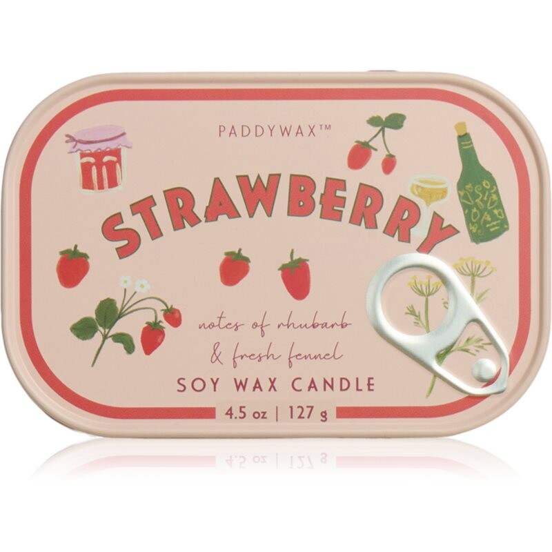 Paddywax Bistro Tin Strawberry vonná sviečka v plechu 127 g