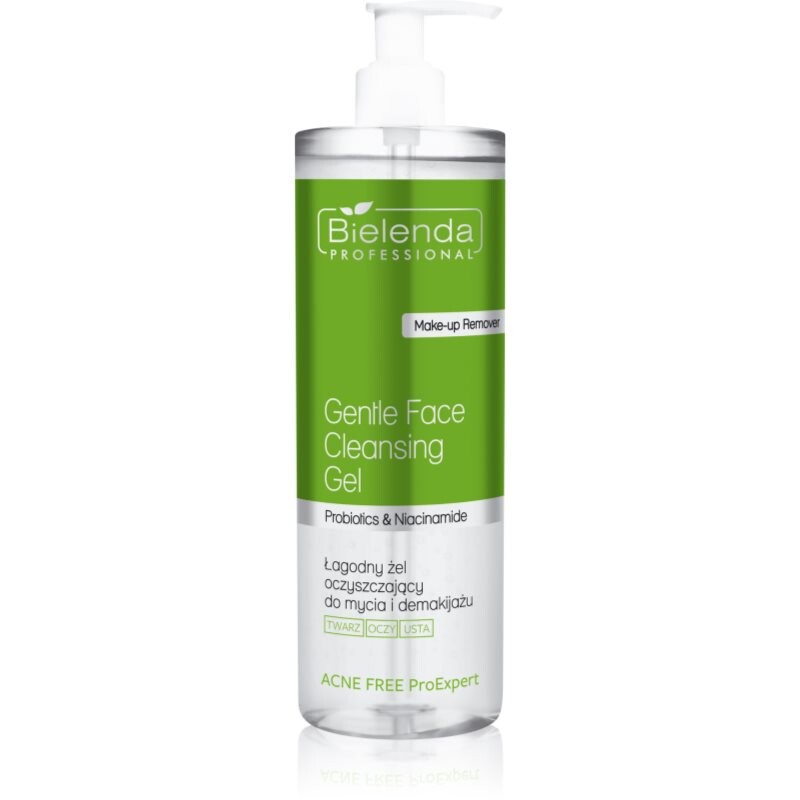 Bielenda Professional Acne Free ProExpert jemný čistiaci gél na tvár a očné okolie 500 ml