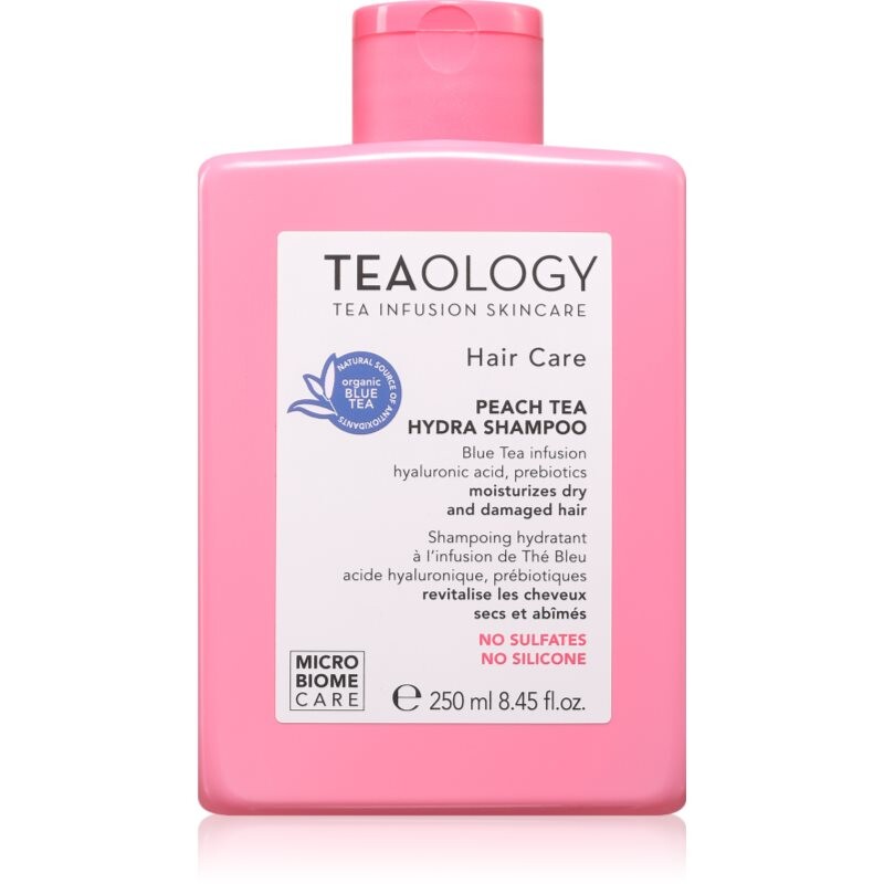 Teaology Peach Tea Hydra Shampoo hydratačný šampón na posilnenie poškodených vlasov 250 ml