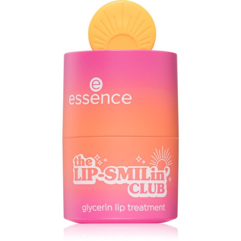 essence the LIP-SMILIN' CLUB balzam na pery s glycerínom odtieň 01 Sunshine Mood: On! 12 g