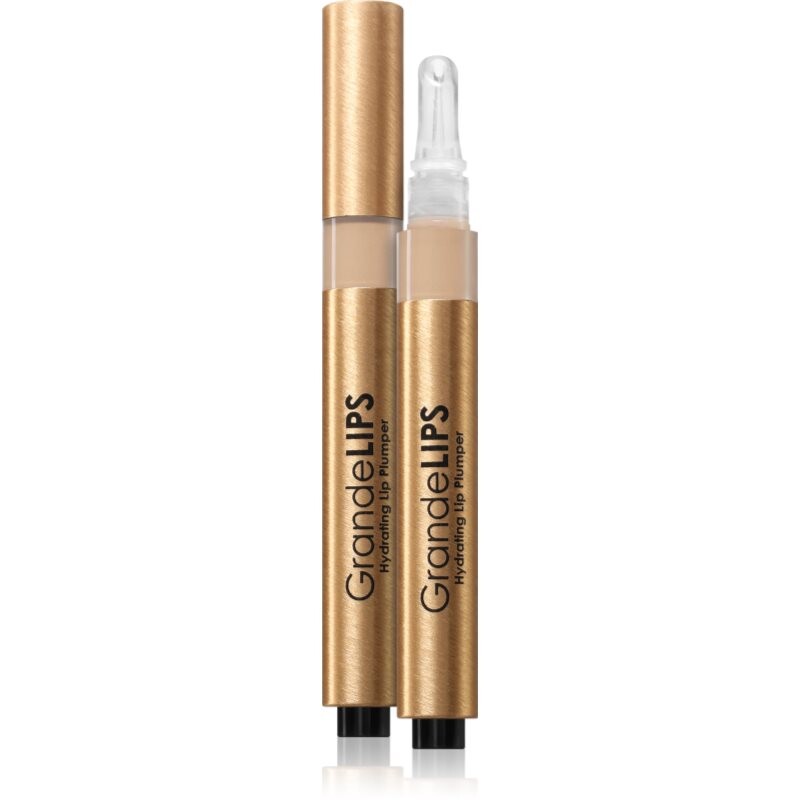 Grande Cosmetics GrandeLips lesk pre hydratáciu a objem pier s kyselinou hyalurónovou odtieň Clear 2.4 ml