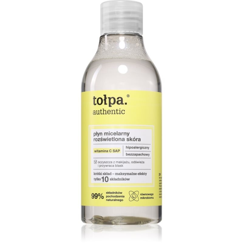Tołpa Authentic Micellar Liquid Illuminated Skin čistiaca micelárna voda 300 ml
