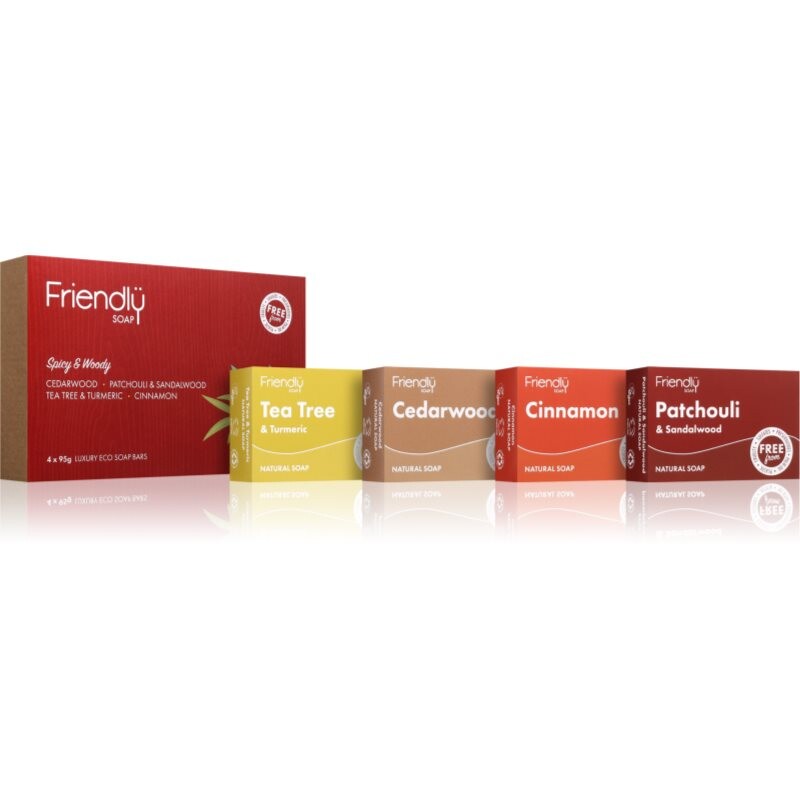 Friendly Soap Spicy & Woody darčeková sada
