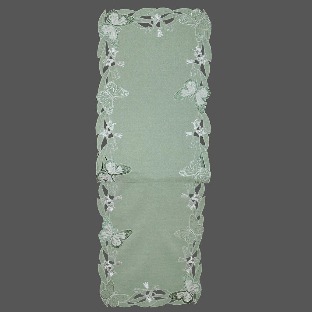 Esposa ÚZKY OBRUS, 40/140 cm, mätovozelená