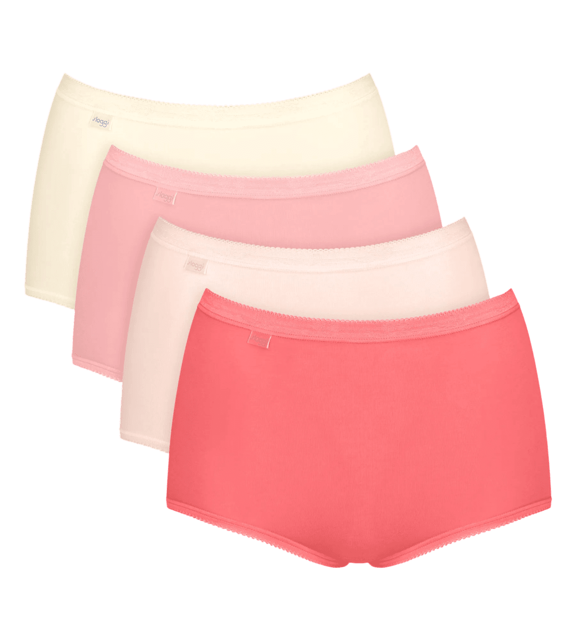 Dámske maxi nohavičky Basic+ C4P - RED - červená kombinácia M006 - SLOGGI RED 42