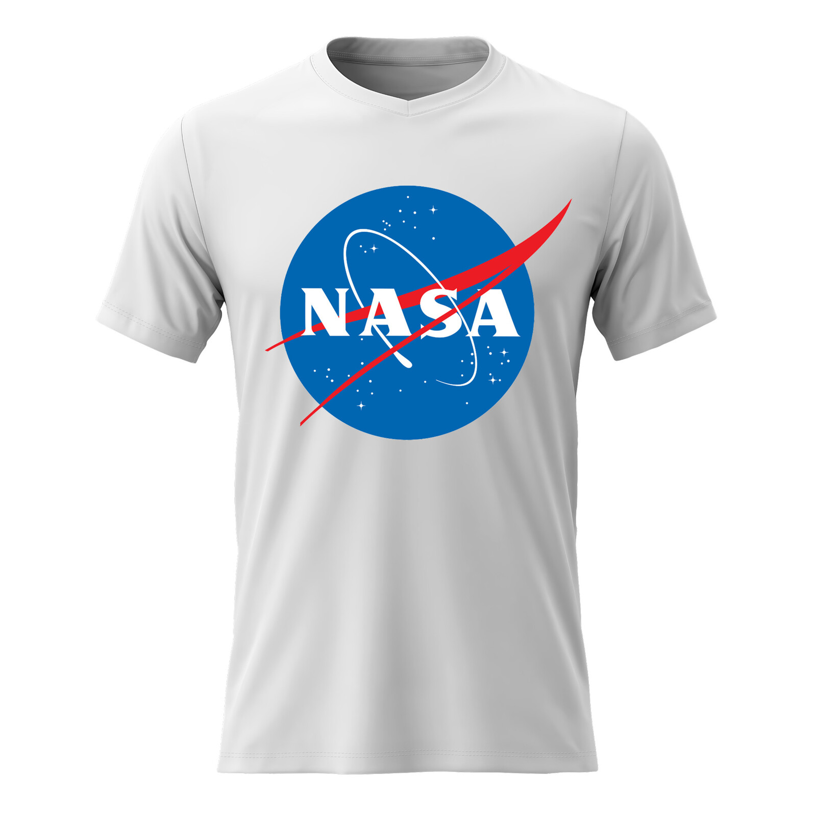 Pánské bavlněné tričko s potiskem - NASA - bílé L