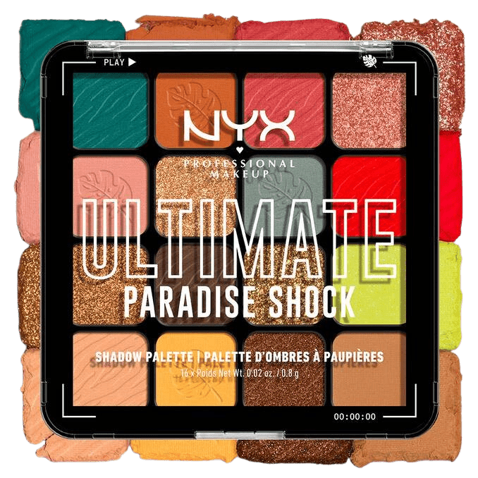 NYX PROFESSIONAL MAKEUP Shadow Palette Paradise Shock paletka očných tieňov